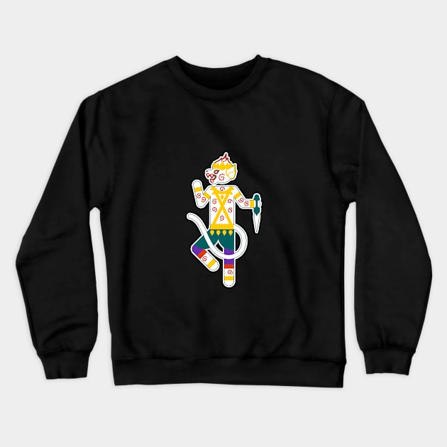 Simple Gods - Hanuman Crewneck Sweatshirt by DoctorDestructoDome